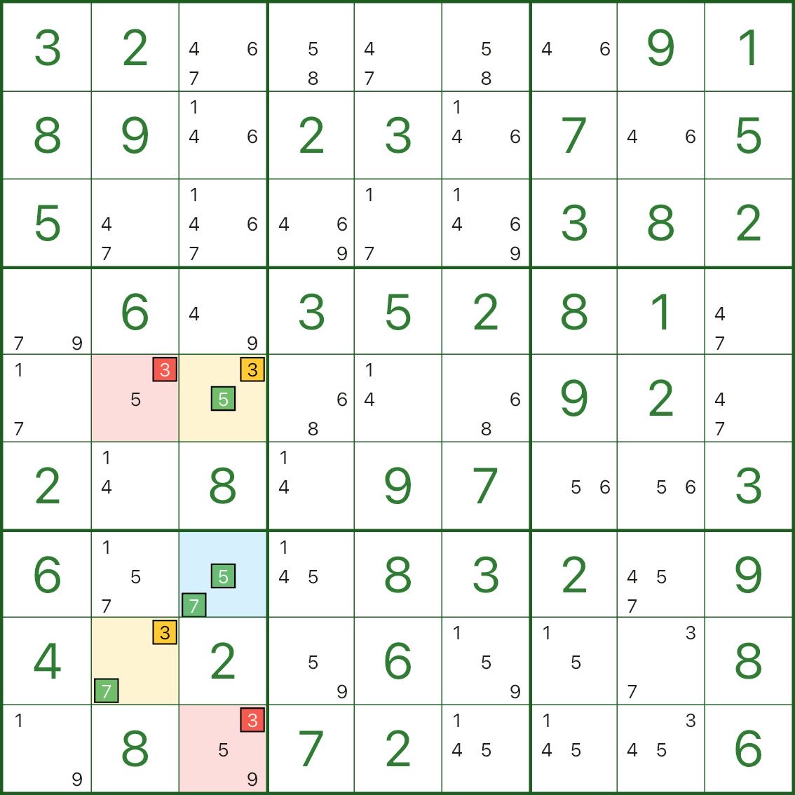 XY-Wing example C