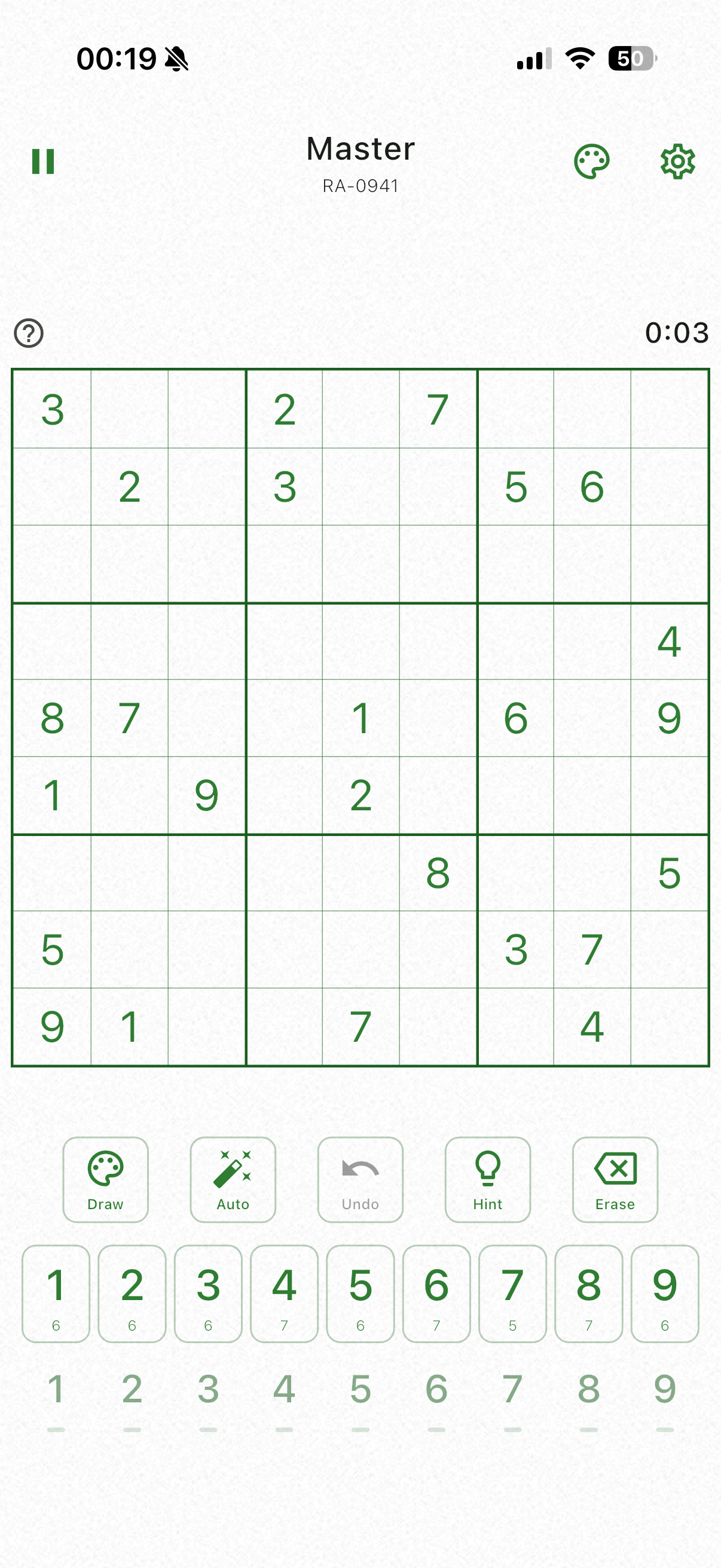 Sudoku Clean app preview